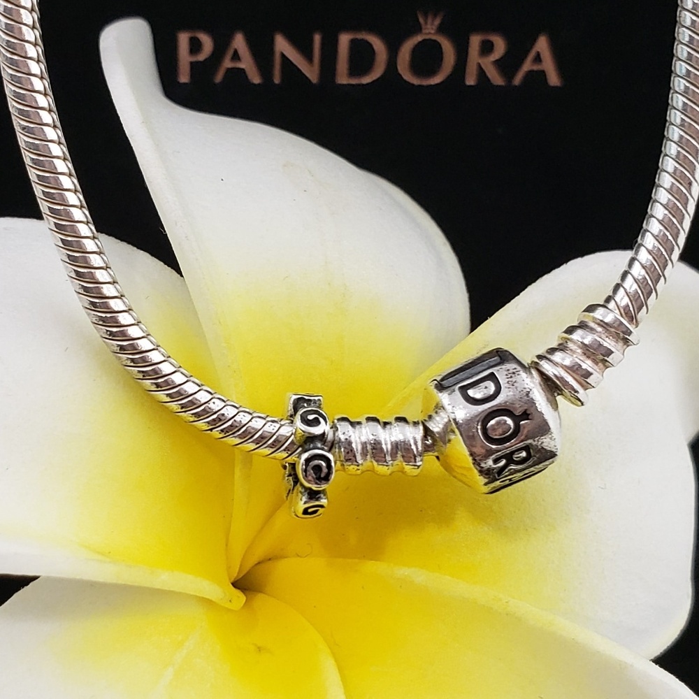 Pandora Charm Rose Spacer Authentic .925